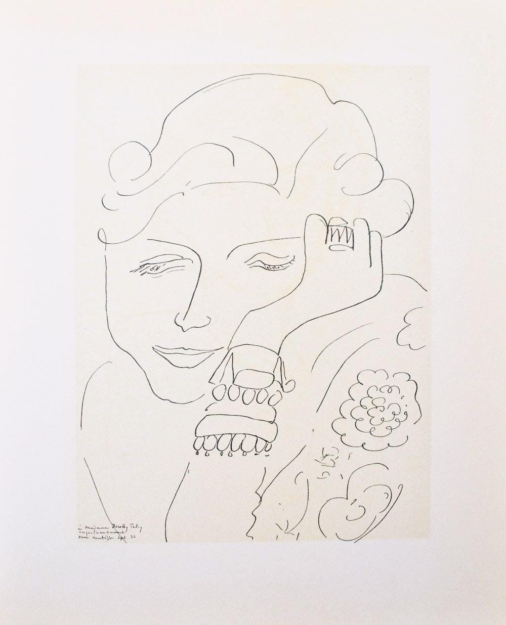 Henri Matisse, Madame Dorothy Parley, Portraits Par Henri Matisse, Hliogravure