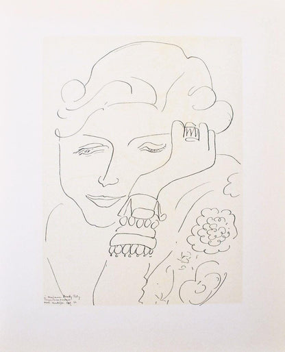Henri Matisse, Madame Dorothy Parley, Portraits Par Henri Matisse, Hliogravure