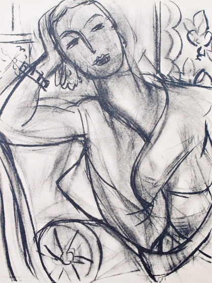 Henri Matisse, Madame Mary Hutchinson, Portraits Par Henri Matisse, Hliogravure