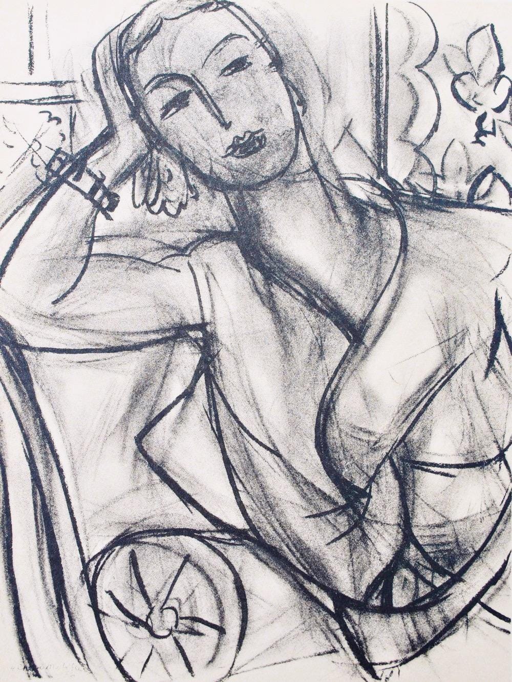 Henri Matisse, Madame Mary Hutchinson, Portraits Par Henri Matisse, Hliogravure