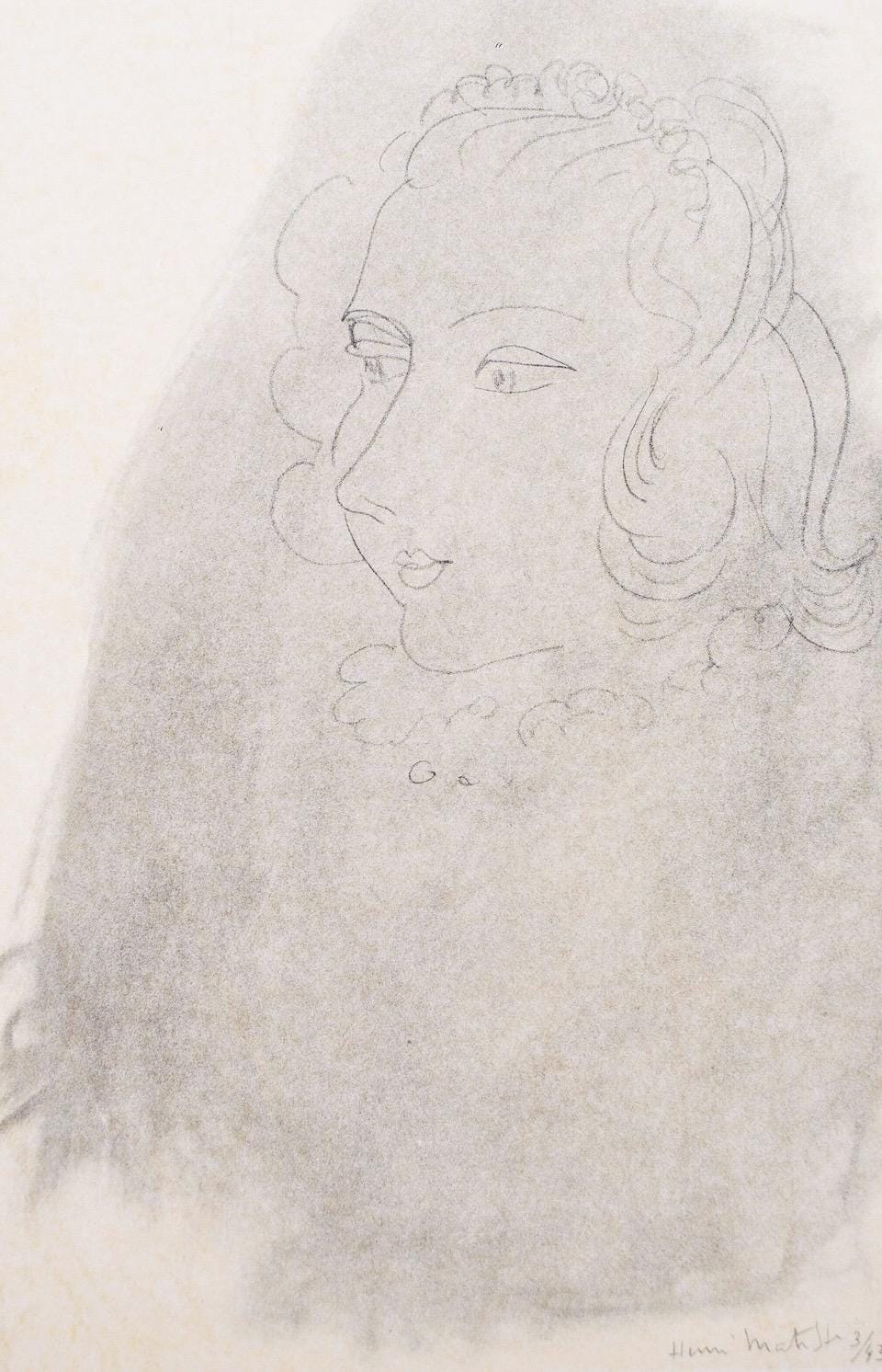 Henri Matisse, Princesse Hamide S., Portraits Par Henri Matisse, Hliogravure