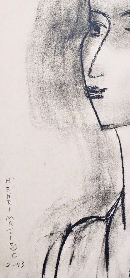 Henri Matisse, Mademoiselle J.Leriche, Portraits Par Henri Matisse, Hliogravure