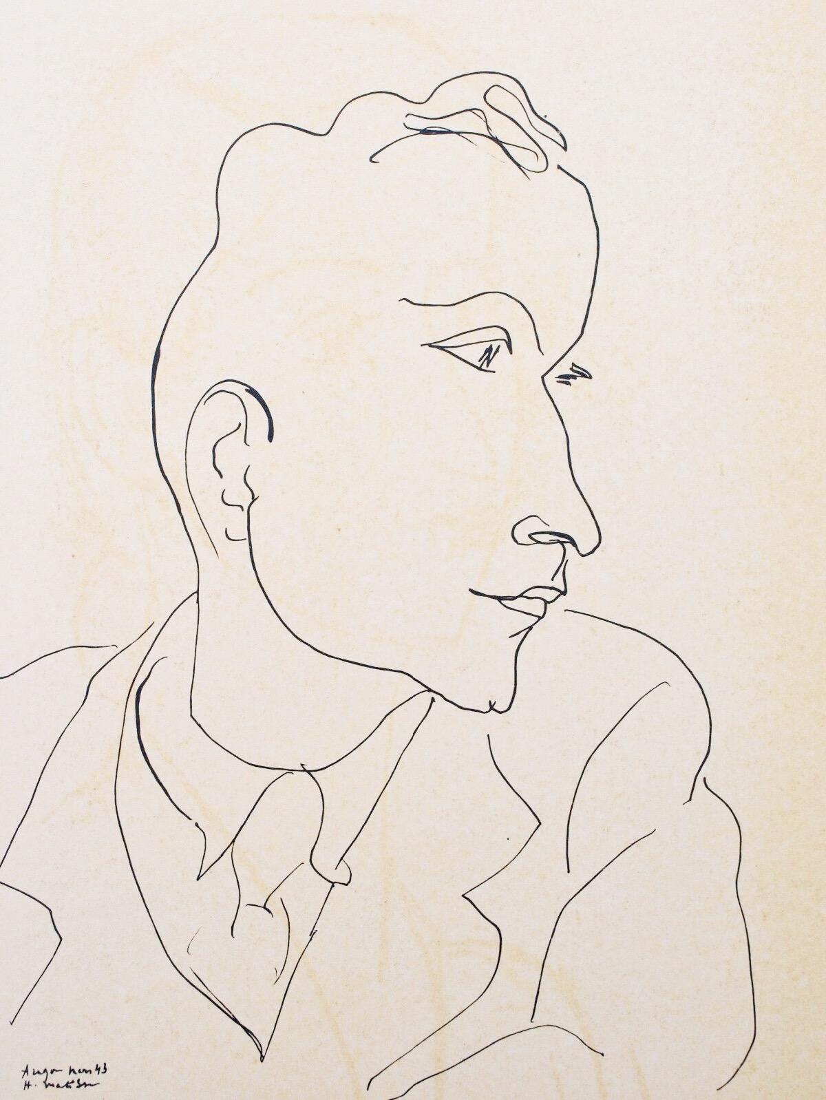 Henri Matisse, Louis Aragon, Portraits Par Henri Matisse, Hliogravure