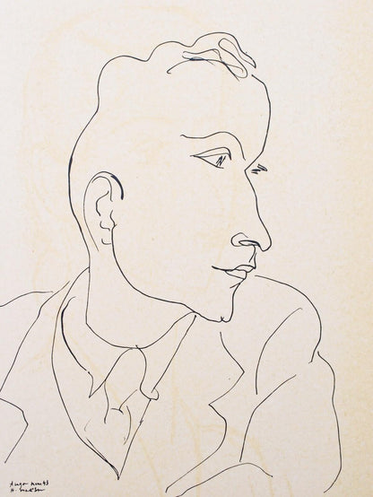Henri Matisse, Louis Aragon, Portraits Par Henri Matisse, Hliogravure