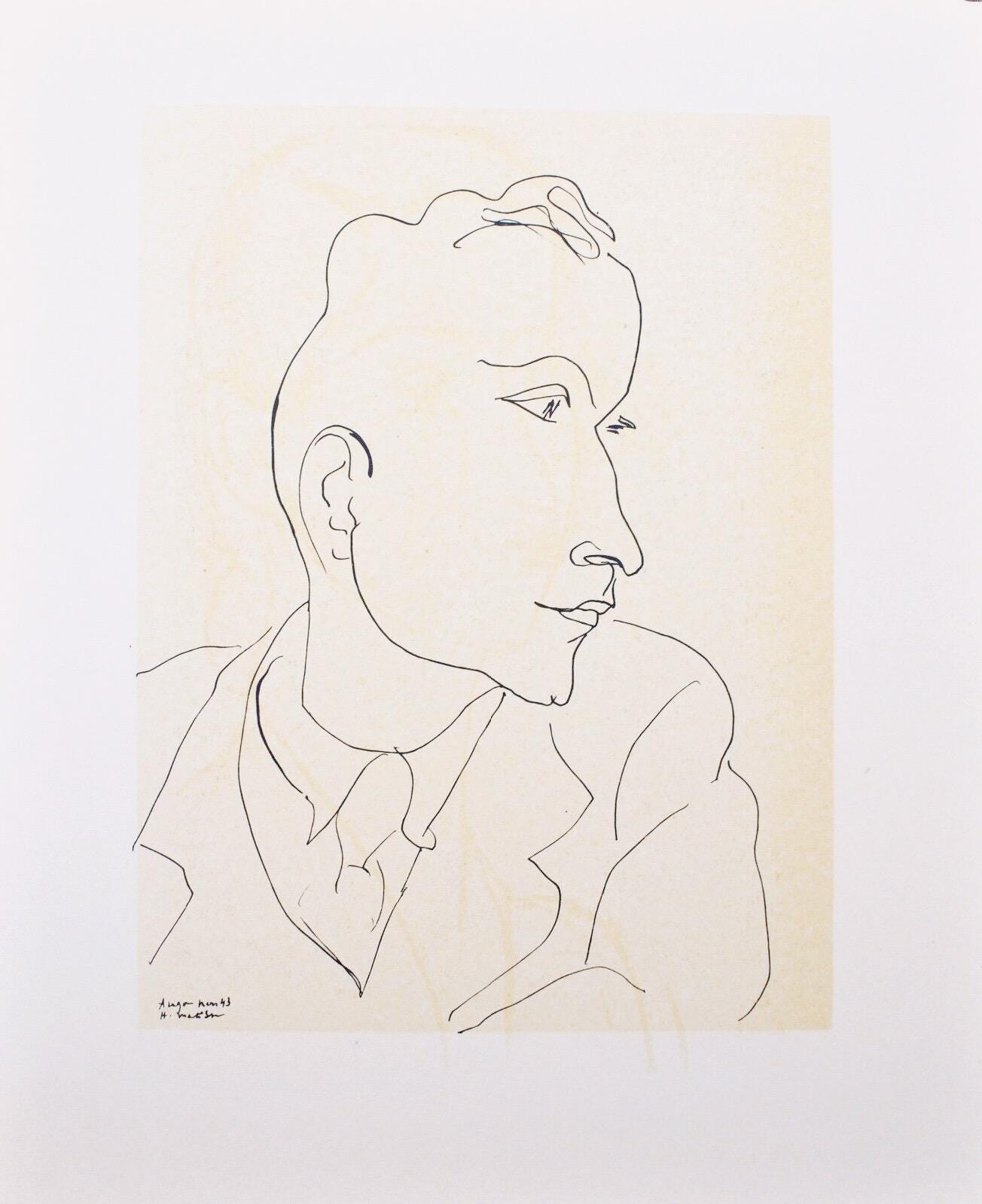 Henri Matisse, Louis Aragon, Portraits Par Henri Matisse, Hliogravure