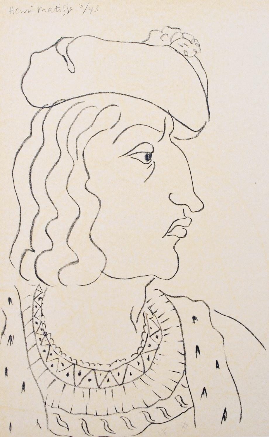 Henri Matisse, Charles D'Orlans, Portraits Par Henri Matisse, Hliogravure