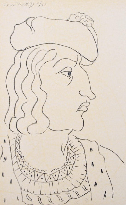 Henri Matisse, Charles D'Orlans, Portraits Par Henri Matisse, Hliogravure