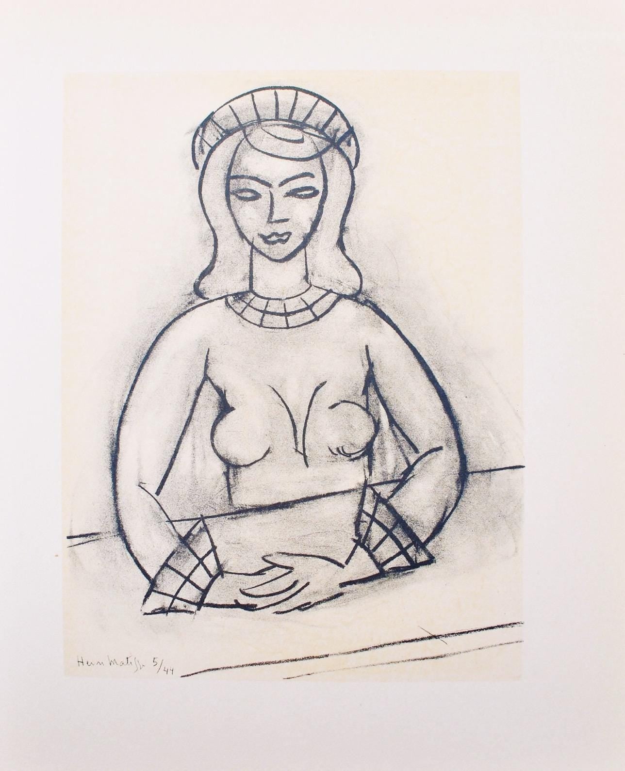 Henri Matisse, Mademoiselle A.Nelck, Portraits Par Henri Matisse, Hliogravure