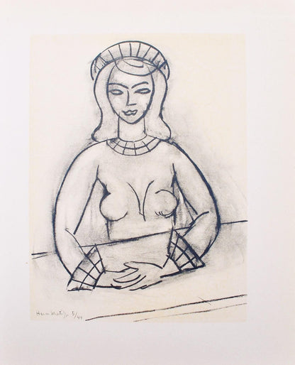 Henri Matisse, Mademoiselle A.Nelck, Portraits Par Henri Matisse, Hliogravure