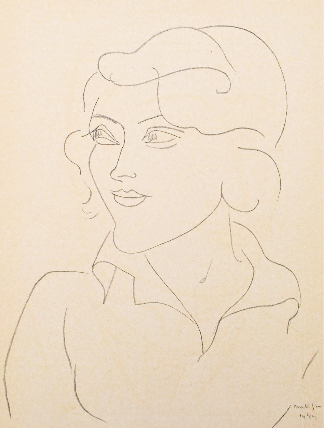 Henri Matisse, Mademoiselle A.Nelck, Portraits Par Henri Matisse, Hliogravure
