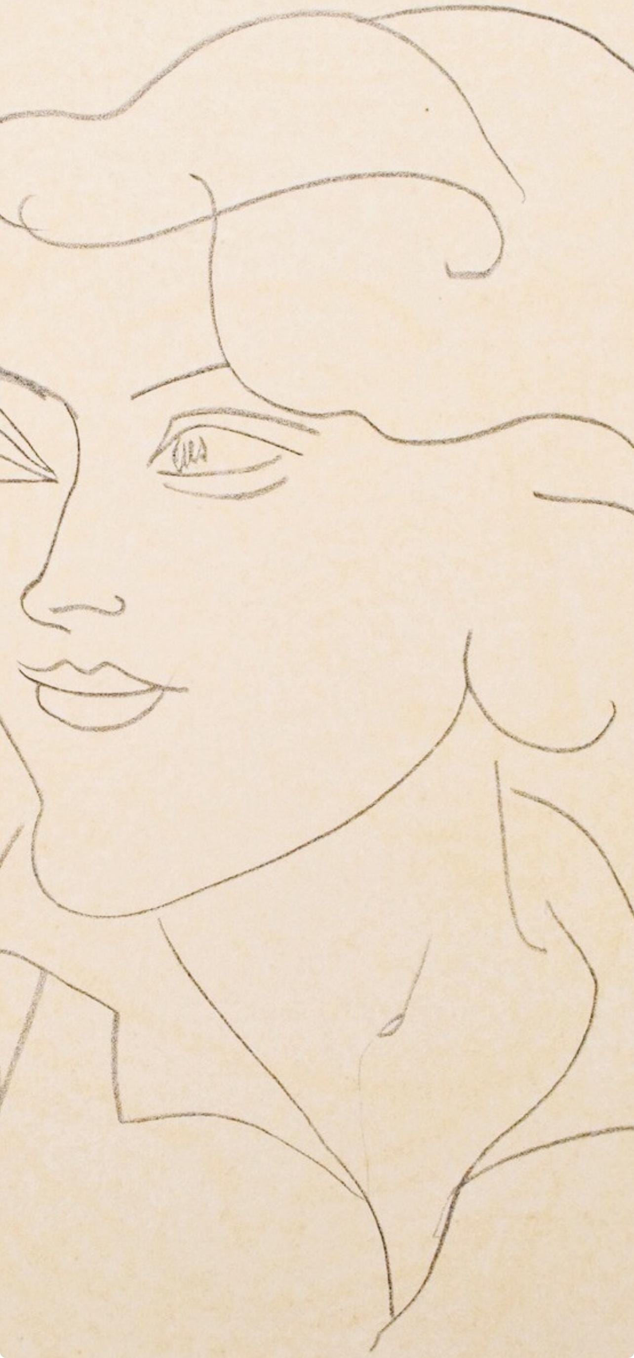 Henri Matisse, Mademoiselle A.Nelck, Portraits Par Henri Matisse, Hliogravure