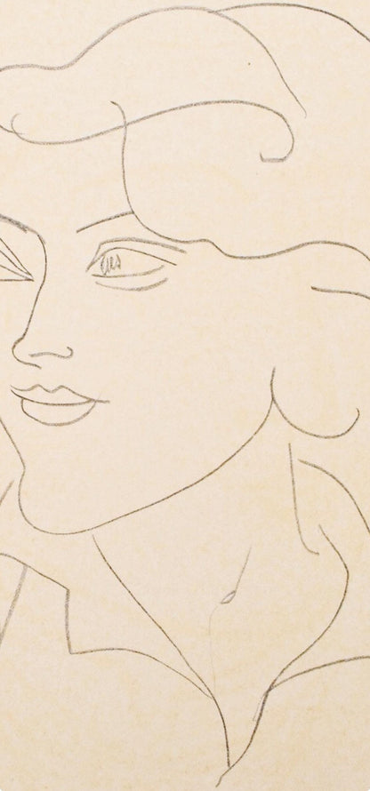 Henri Matisse, Mademoiselle A.Nelck, Portraits Par Henri Matisse, Hliogravure