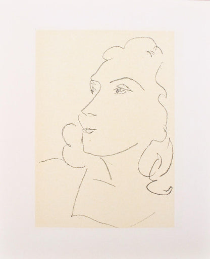 Henri Matisse, Madame Elsa Triolet, Portraits Par Henri Matisse, Hliogravure