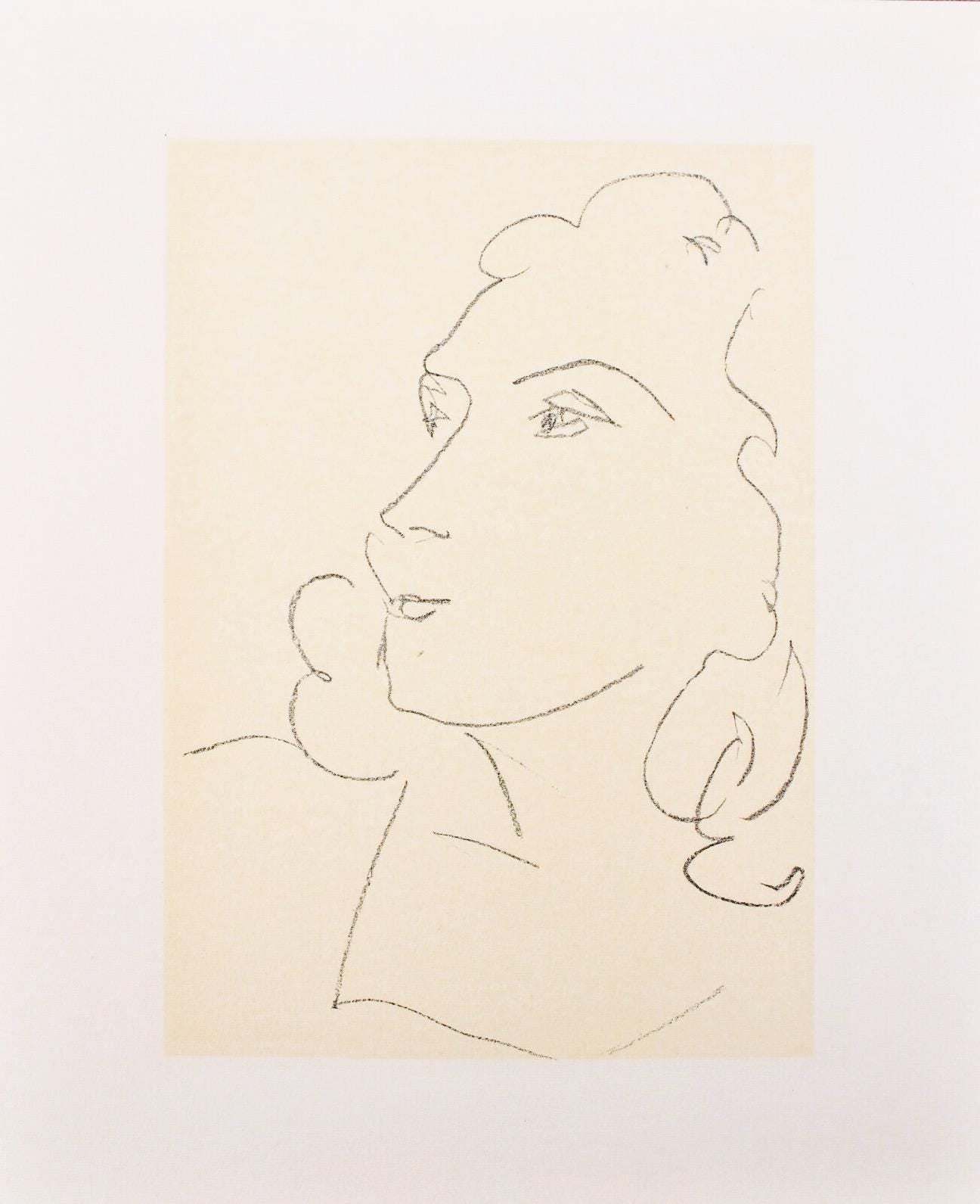 Henri Matisse, Madame Elsa Triolet, Portraits Par Henri Matisse, Hliogravure