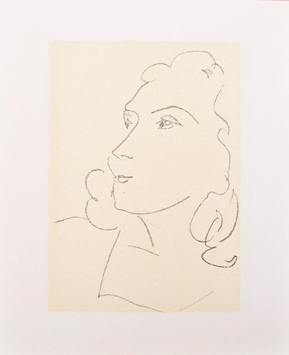 Henri Matisse, Madame Elsa Triolet, Portraits Par Henri Matisse, Hliogravure