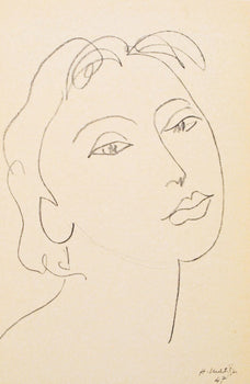 Henri Matisse, Mademoiselle D.A., Portraits Par Henri Matisse, Hliogravure