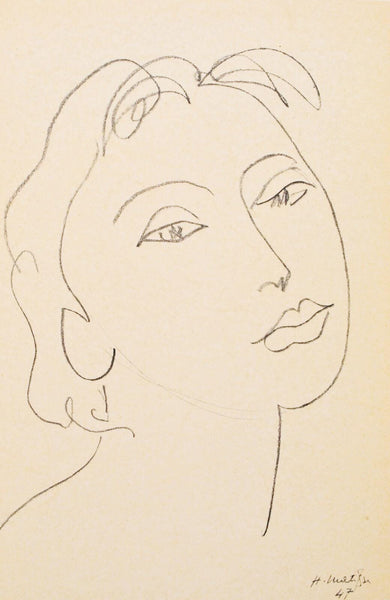 Henri Matisse, Mademoiselle D.A., Portraits Par Henri Matisse, Hliogravure