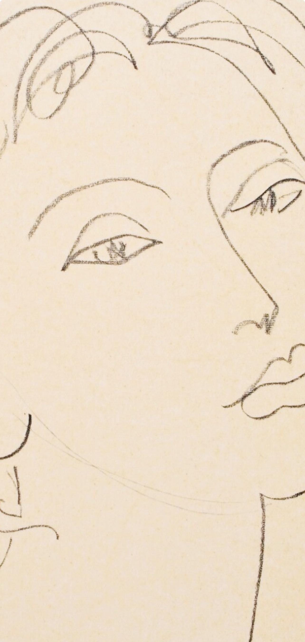 Henri Matisse, Mademoiselle D.A., Portraits Par Henri Matisse, Hliogravure