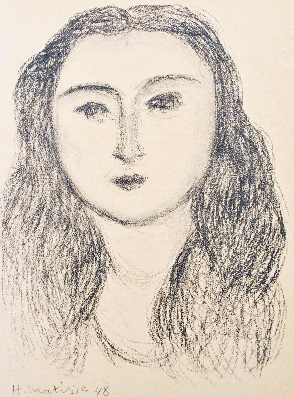 Henri Matisse, Madame Nadia Sednaoui, Portraits Par Henri Matisse, Hliogravure
