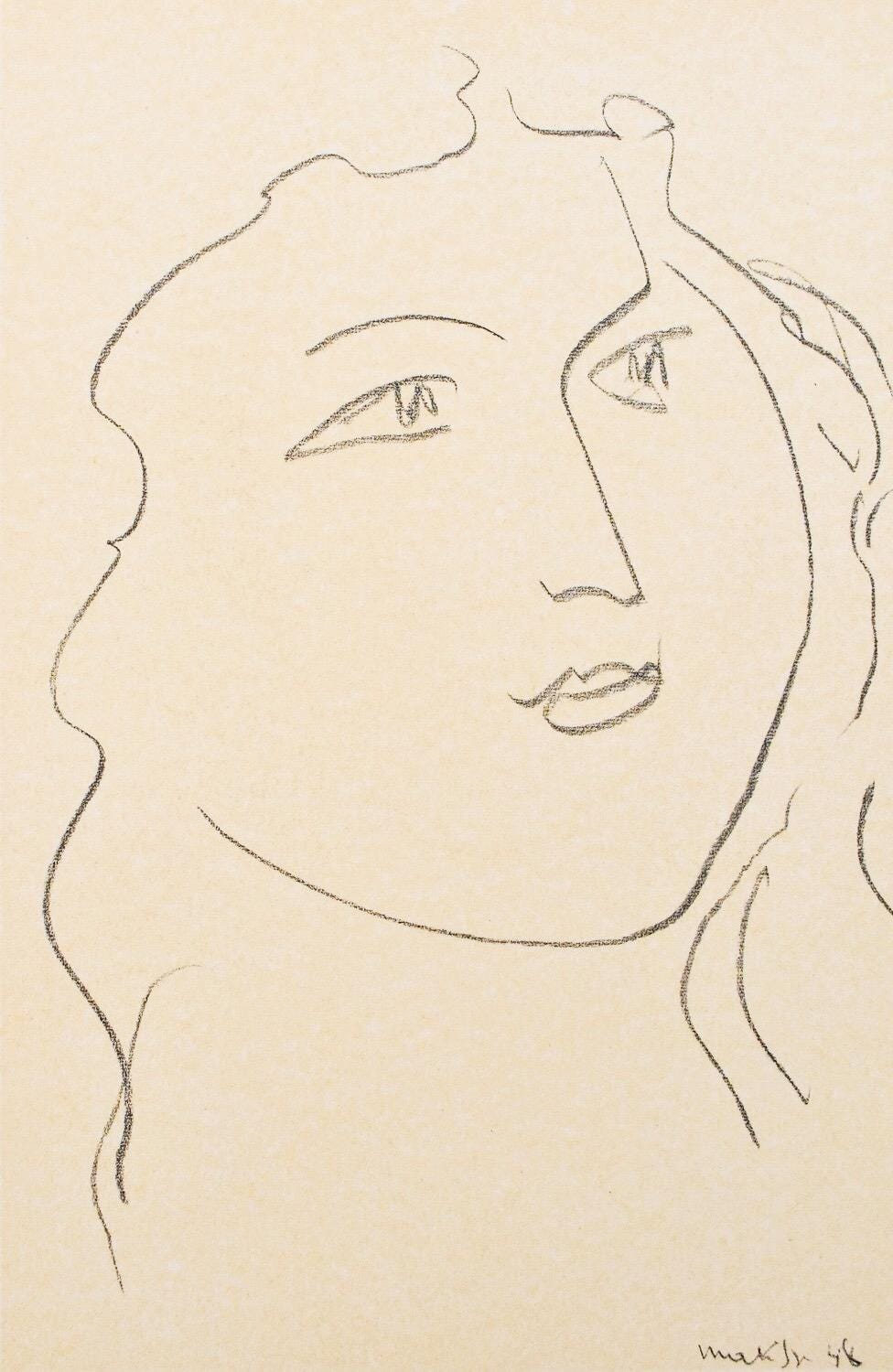 Henri Matisse, Madame Nadia Sednaoui, Portraits Par Henri Matisse, Hliogravure