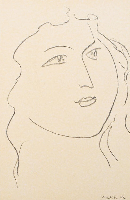 Henri Matisse, Madame Nadia Sednaoui, Portraits Par Henri Matisse, Hliogravure