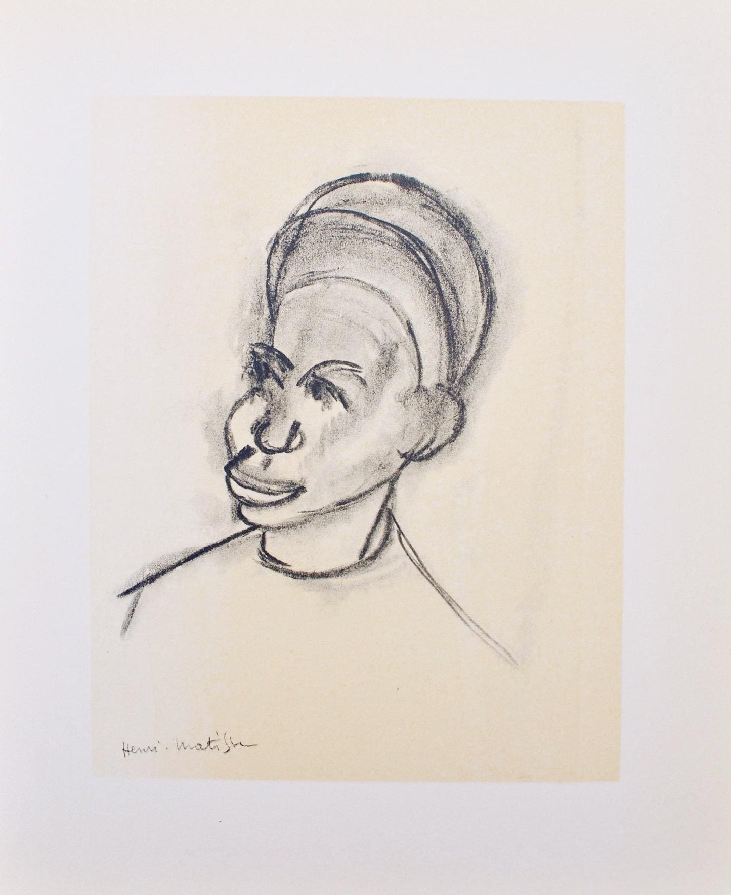 Henri Matisse, Esquiman, Portraits Par Henri Matisse, Hliogravure
