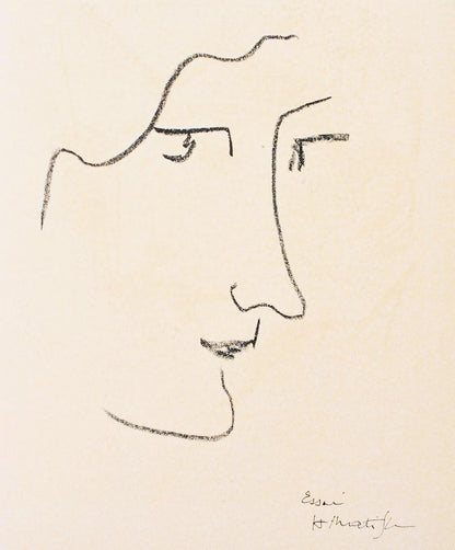 Henri Matisse, Madame Colette, Portraits Par Henri Matisse, Hliogravure