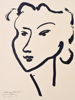 Henri Matisse, Mme Monique Mercier, Portraits Par Henri Matisse, Hliogravure
