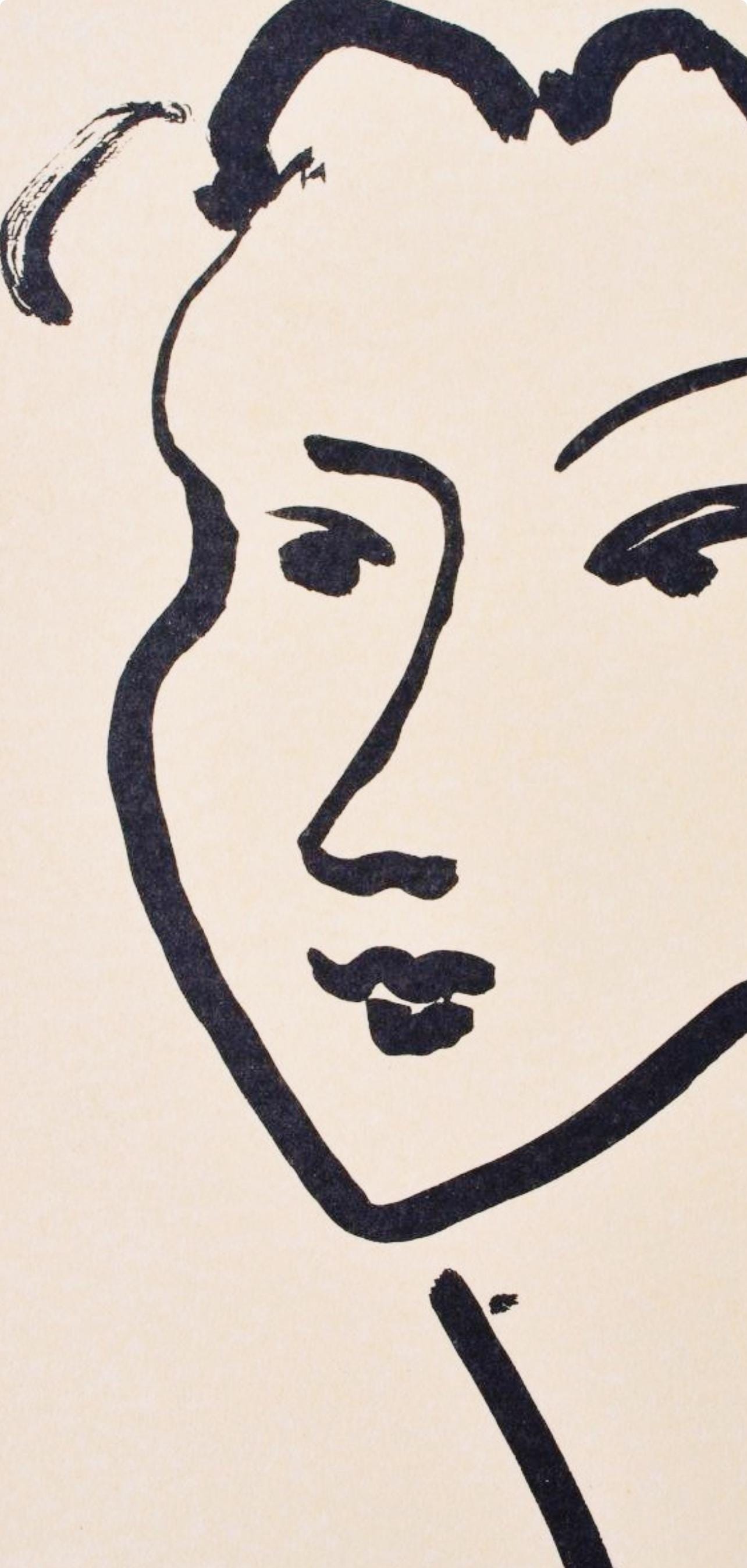 Henri Matisse, Mme Monique Mercier, Portraits Par Henri Matisse, Hliogravure