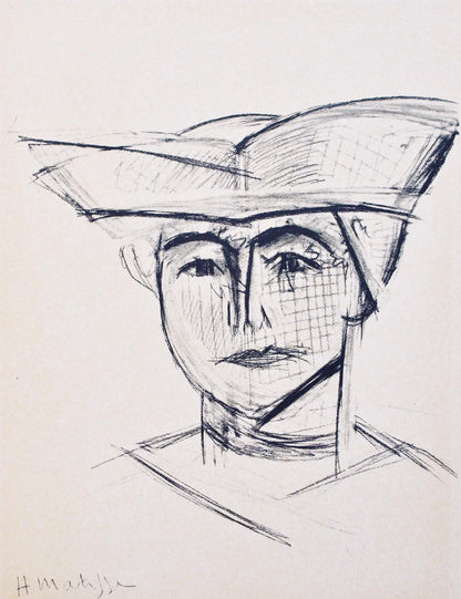 Henri Matisse, Madame H. Matisse, Portraits Par Henri Matisse, Hliogravure