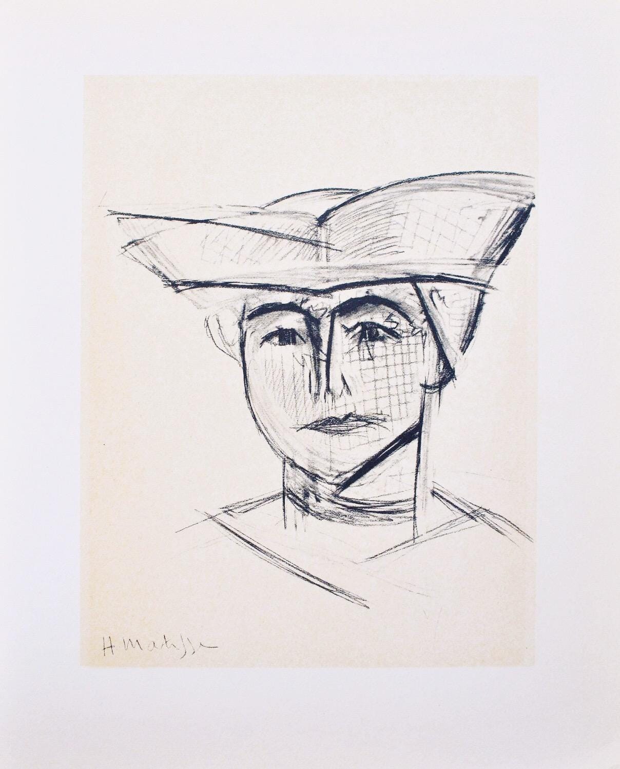 Henri Matisse, Madame H. Matisse, Portraits Par Henri Matisse, Hliogravure