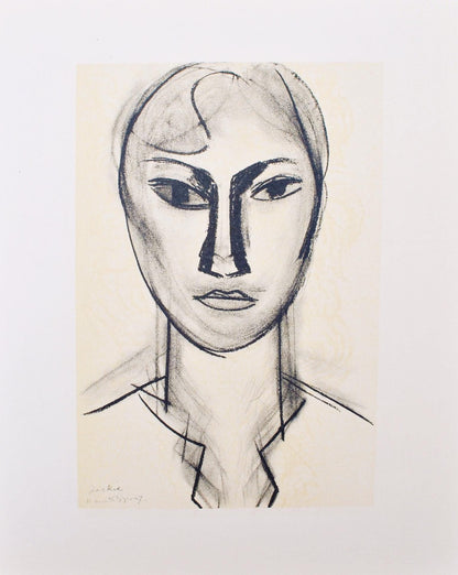Henri Matisse, Mademoiselle Jacqueline Matisse, Portraits Par Henri Matisse, Hliogravure