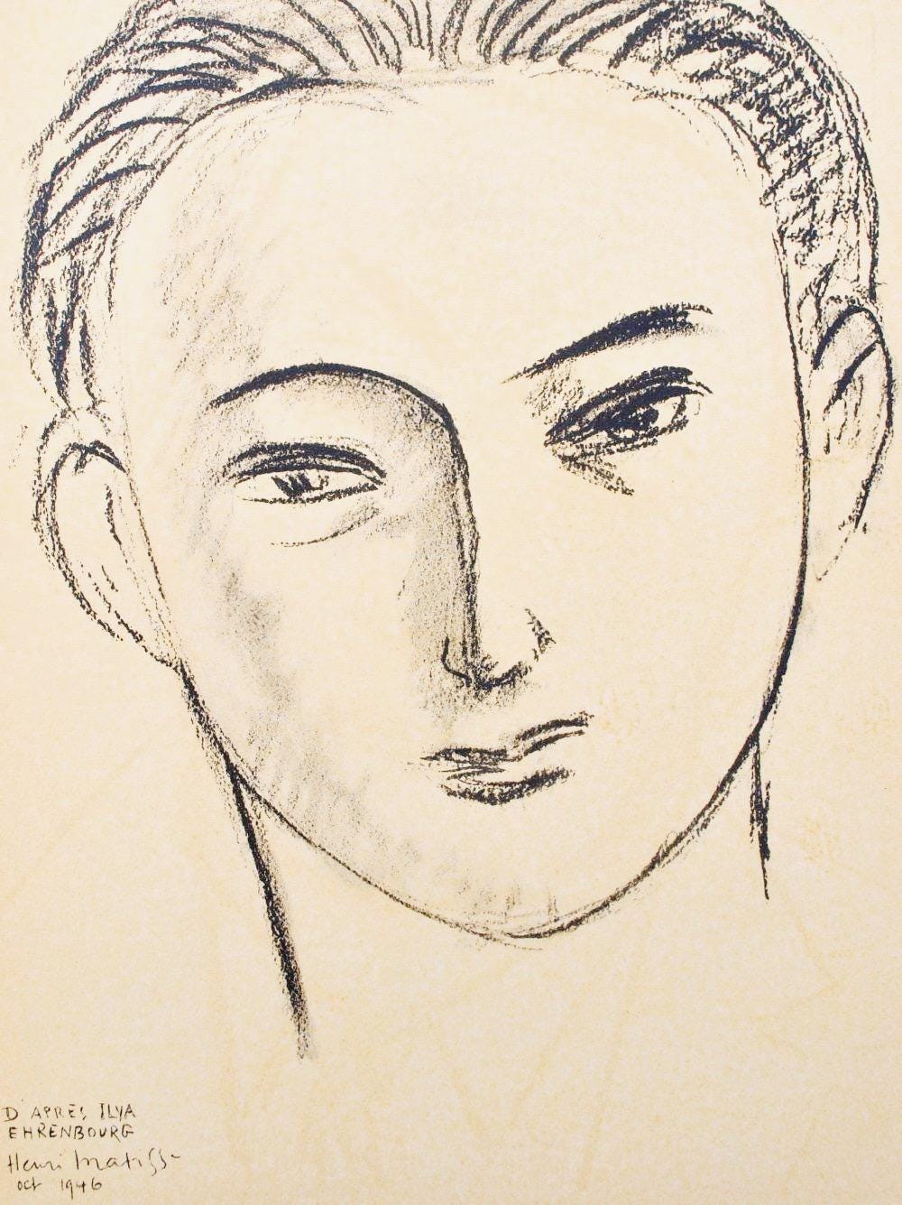 Henri Matisse, D'Apres Ilya Ehrenbourg, Portraits Par Henri Matisse, Hliogravure