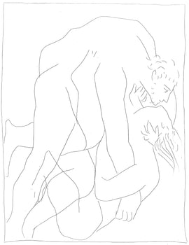 Pablo Picasso, Lutte Entre Tre Et Sa Belle-Sur Philomle, Les Mtamorphoses, Lithograph