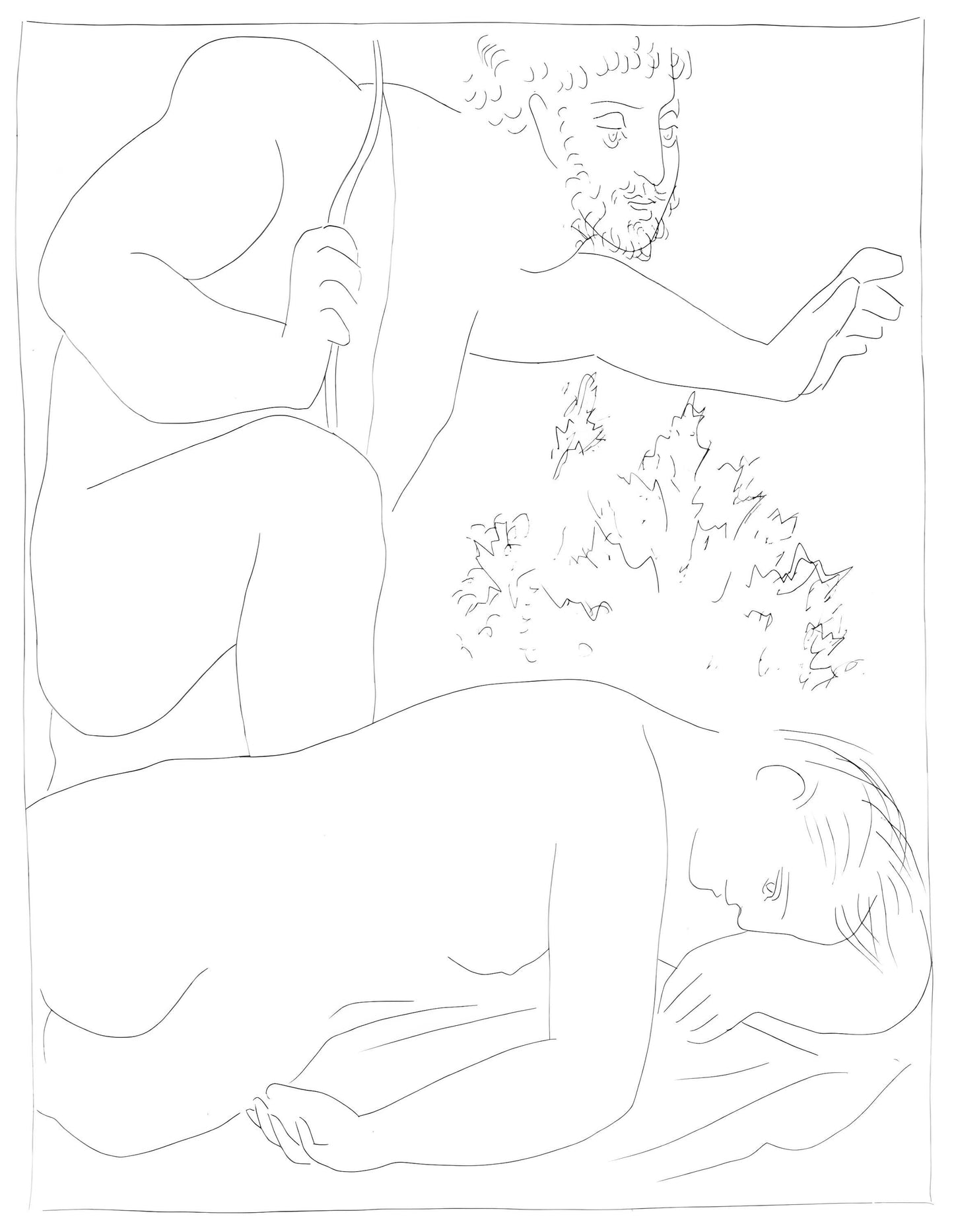 Pablo Picasso, Cphale Tue Par Mgarde Sa Femme Procris, Les Mtamorphoses, Lithograph