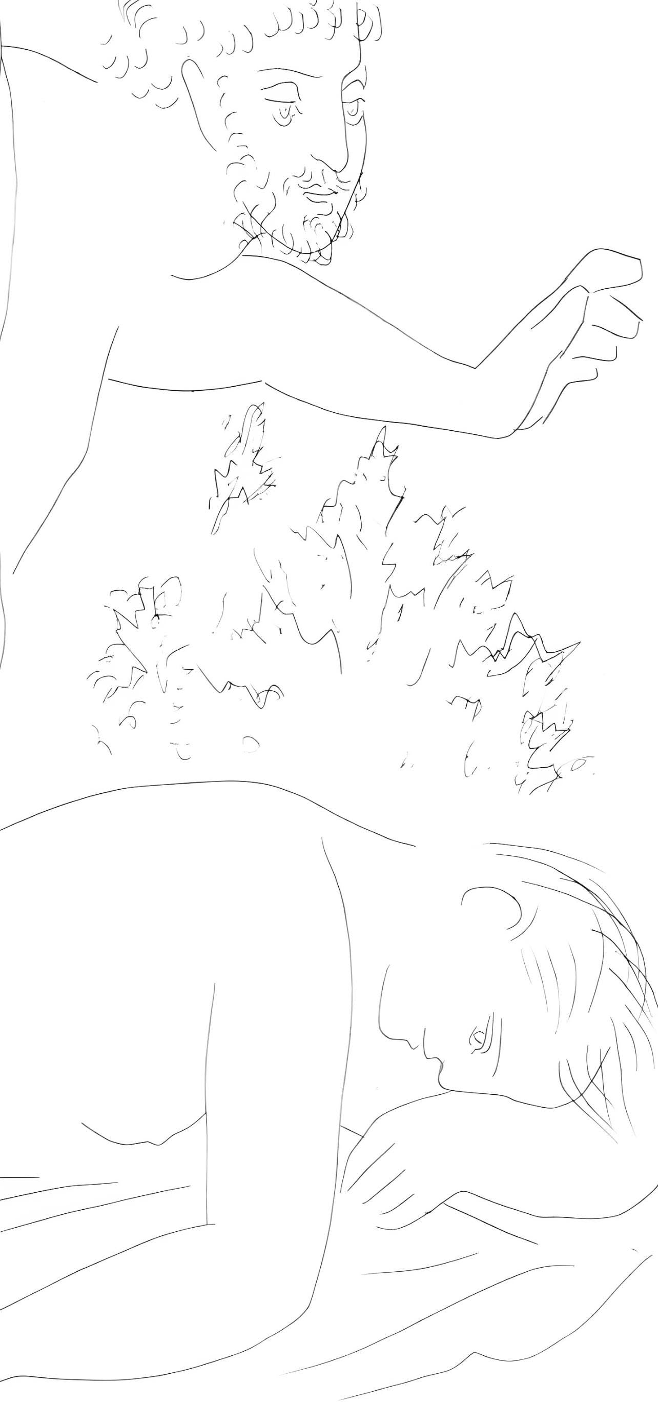 Pablo Picasso, Cphale Tue Par Mgarde Sa Femme Procris, Les Mtamorphoses, Lithograph