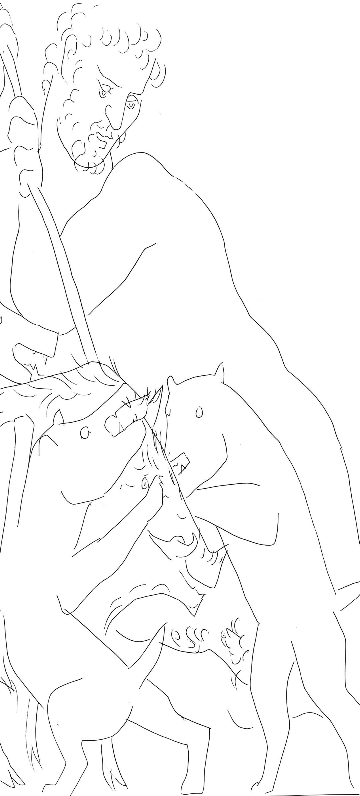 Pablo Picasso, Mlagre Tue Le Sanglier De Calydon, Les Mtamorphoses, Lithograph