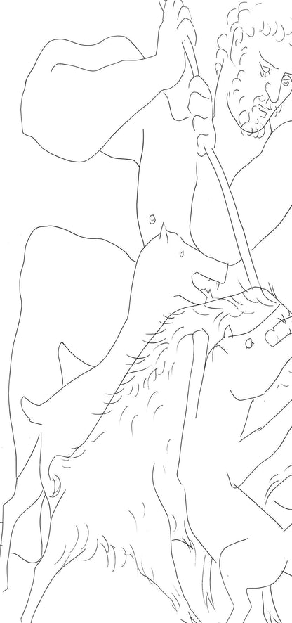 Pablo Picasso, Mlagre Tue Le Sanglier De Calydon, Les Mtamorphoses, Lithograph