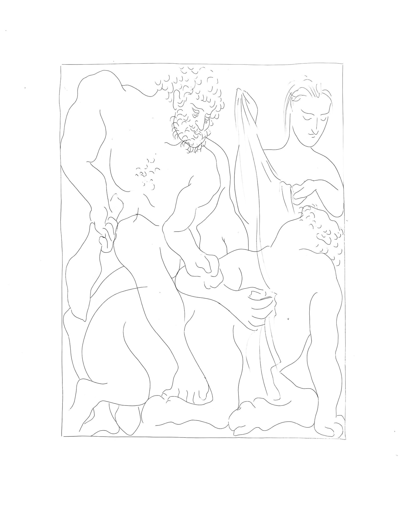 Pablo Picasso, Hercule Tue Le Centaure Nessus, Les Mtamorphoses, Lithograph