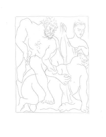 Pablo Picasso, Hercule Tue Le Centaure Nessus, Les Mtamorphoses, Lithograph