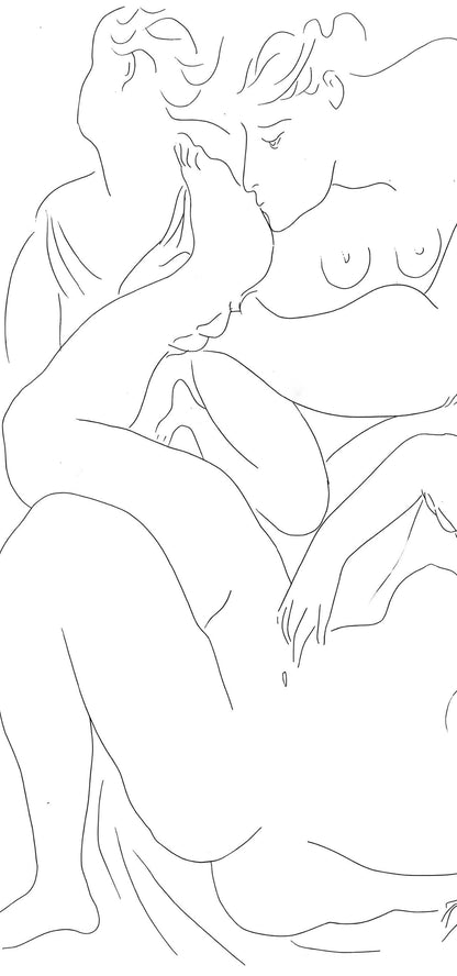 Pablo Picasso, Eurydice Pique Par Un Serpent, Les Mtamorphoses, Lithograph