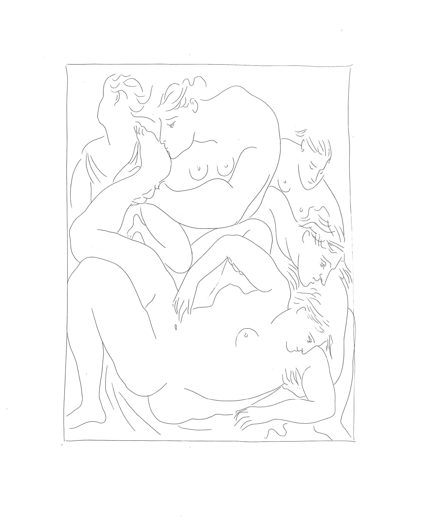 Pablo Picasso, Eurydice Pique Par Un Serpent, Les Mtamorphoses, Lithograph