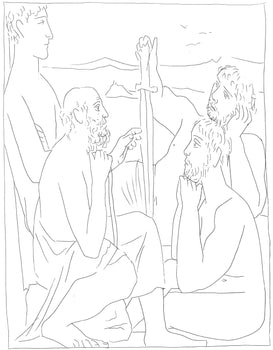 Pablo Picasso, Rcits De Nestor Sur La Guerre De Troie, Les Mtamorphoses, Lithograph