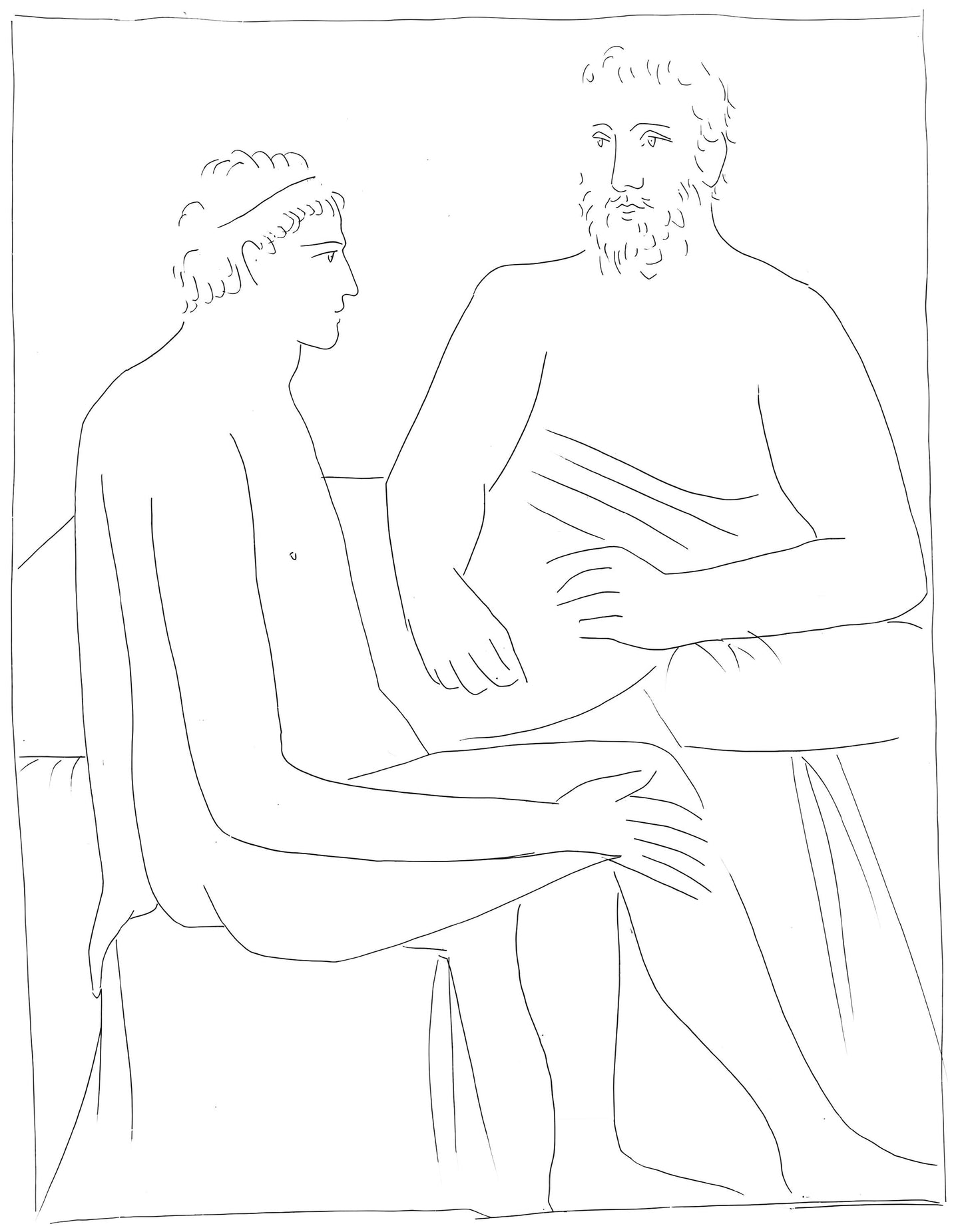 Pablo Picasso, Numa Suit Les Cours De Pythagore, Les Mtamorphoses, Lithograph