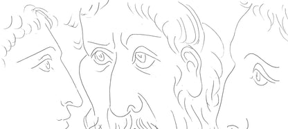 Pablo Picasso, Trois Ttes D'Homme, Les Mtamorphoses, Lithograph