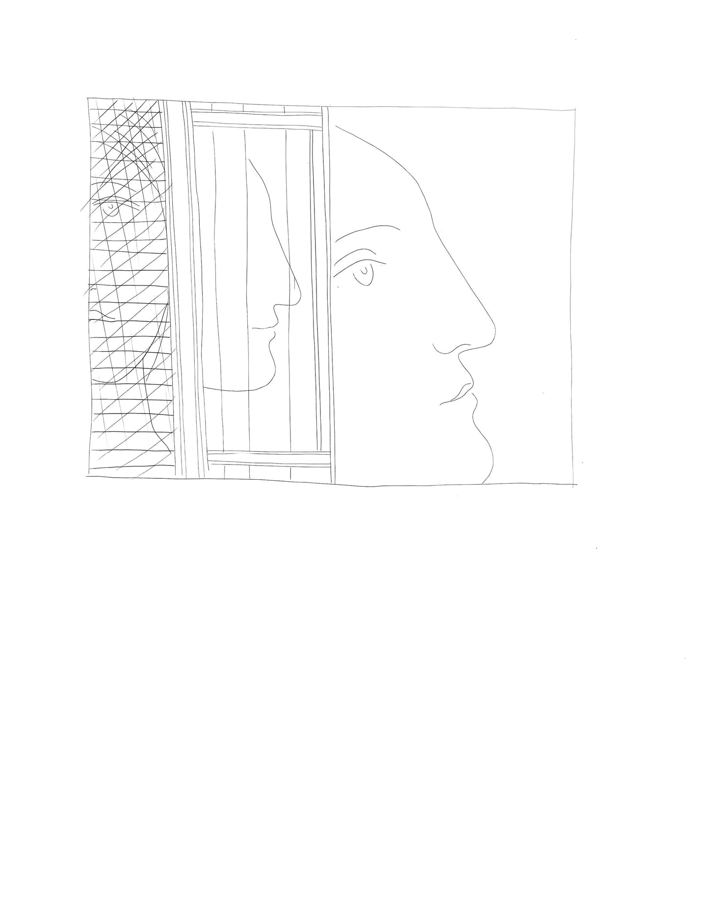 Pablo Picasso, Trois Fragments De Ttes, Les Mtamorphoses, Lithograph