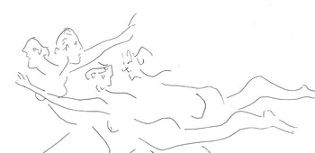 Pablo Picasso, Quatre Femmes En Fuite, Les Mtamorphoses, Lithograph