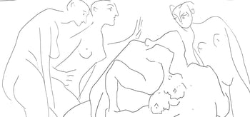 Pablo Picasso, Deux Lutteurs Observs Par Trois Femmes Nues, Les Mtamorphoses, Lithograph