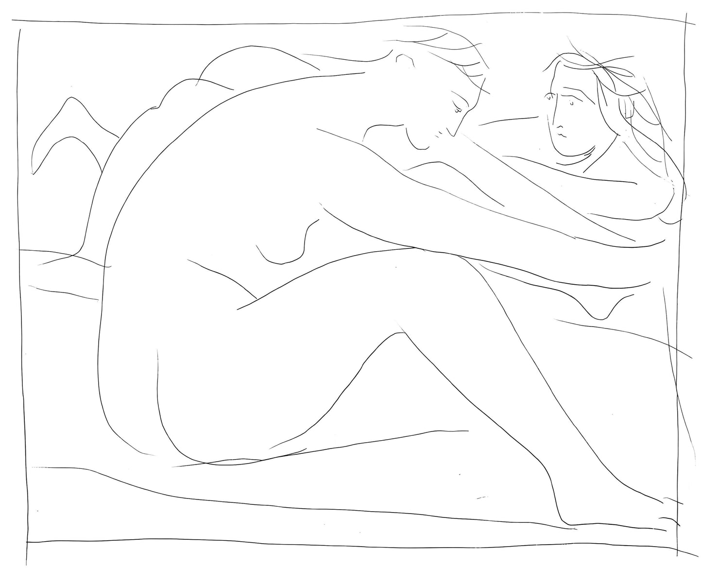 Pablo Picasso, Deux Femmes Nues, Les Mtamorphoses, Lithograph