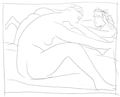 Pablo Picasso, Deux Femmes Nues, Les Mtamorphoses, Lithograph
